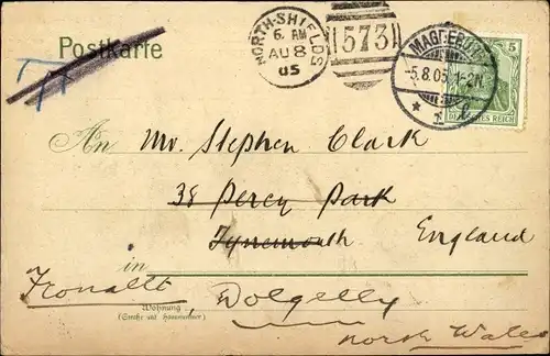 Litho Magdeburg, Stadtpanorama, Elbbrücke