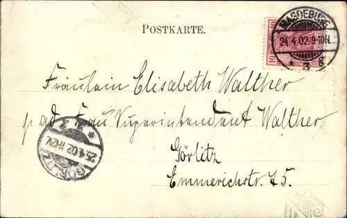 Passepartout Ak Magdeburg an der Elbe, Generalkommando und Dom