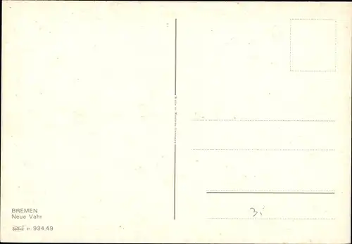Ak Hansestadt Bremen, Neue Vahr
