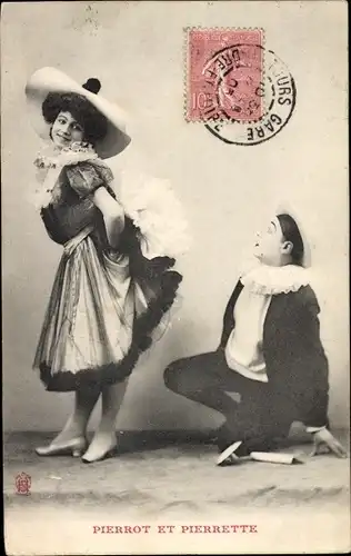 Ak Pierrot et Pierrette
