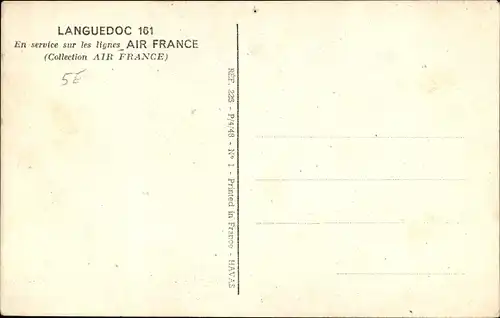 Ak Verkehrsflugzeug Languedoc 161, Air France, F-BATH