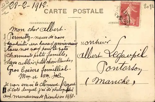 Ak Le Dirigeable Clement Bayard II, Französisches Luftschiff