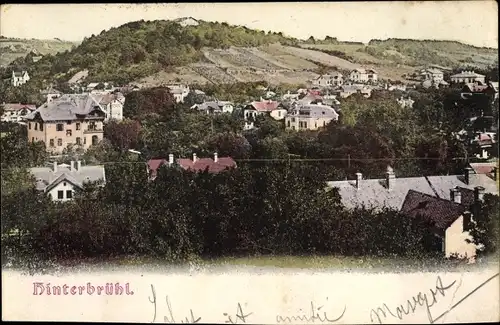 Ak Hinterbrühl in Niederösterreich, Teilansicht des Ortes