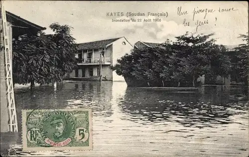 Ak Kayes Mali, Hochwasser 1906, Inondation