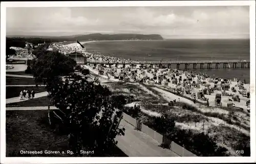 Foto Ostseebad Göhren auf Rügen, Strand, Promenade, Seebrücke