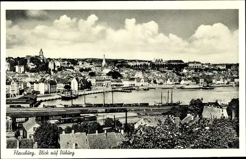 Ak Flensburg in Schleswig Holstein, Blick auf Duburg