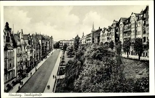 Ak Flensburg in Schleswig Holstein, Toosbüystraße
