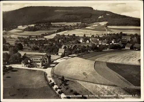 Ak Siedelsbrunn Waldmichelbach, Fliegeraufnahme Kurhaus