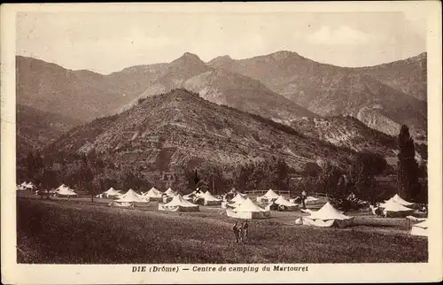 Ak Die Drôme, Centre de camping du Martouret