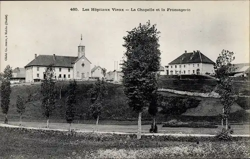 Ak Doubs, Les Hopitaux Vieux, La Chapelle et la Fromagerie