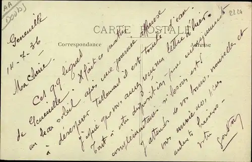 Ak Geneuille Doubs, Chateau Outhenin Chalandre