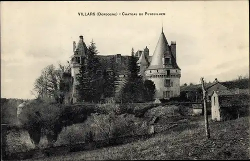 Ak Villars Dordogne, Chateau de Puyguilhem