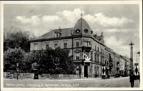 Ak Offenburg in Baden Schwarzwald, Etablissement Palmengarten