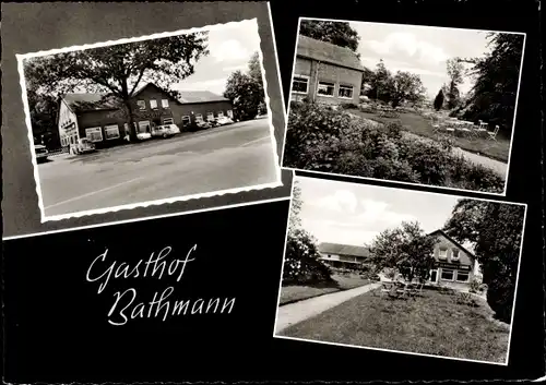 Ak Hahnenknoop Loxstedt Niedersachsen, Gasthof zum Bremer Schlüssel, Bathmann