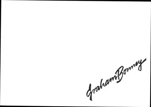 Ak Sänger Graham Bonney, Portrait, Autogramm, Terrier