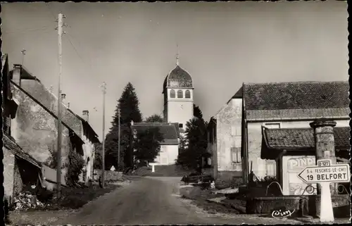 Ak Étupes Doubs, Le Clocher