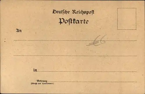 Litho Elberfeld Wuppertal in Nordrhein Westfalen, Neues Rathaus, Schwebebahn, Wasserfall