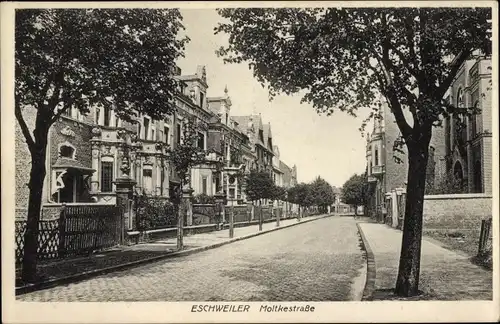 Ak Eschweiler Nordrhein Westfalen, Moltkestraße