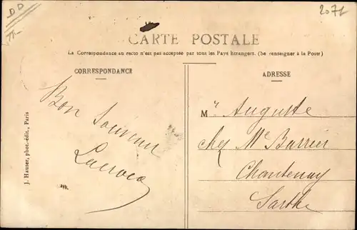 Ak Dirigeable Clement Bayard, Französisches Luftschiff