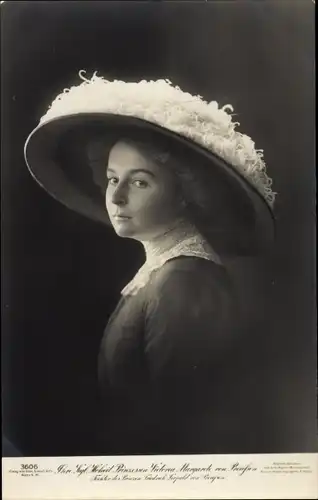 Ak Prinzessin Viktoria Margarete von Preußen