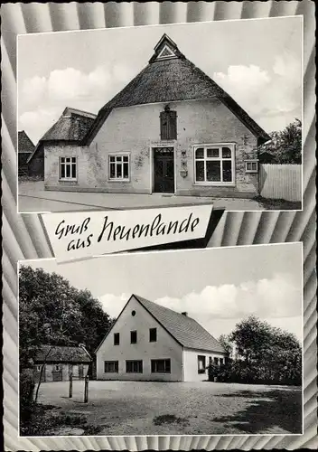 Ak Neuenlande Loxstedt in Niedersachsen, Dorfansichten
