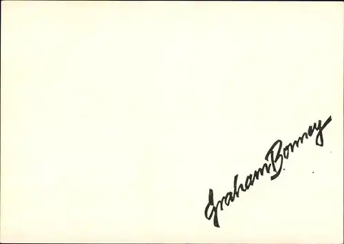 Ak Säger Graham Bonney, Portrait, Autogramm, Terrier