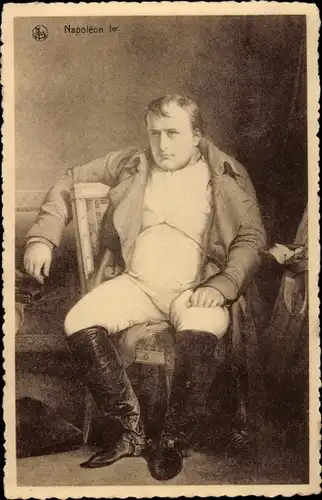 Ak Napoleon I., Sitzportrait, Stuhl