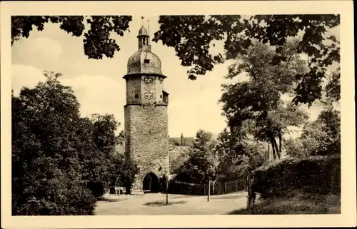 Ak Arnstadt in Thüringen, Neutor, Neutorturm