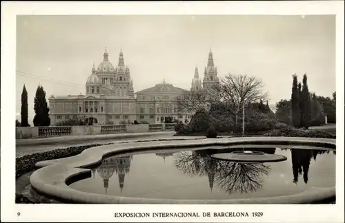 Ak Exposicion Internacional de Barcelona 1929, Palacio Nacional