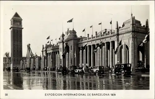 Ak Exposicion Internacional de Barcelona 1929, Palacio de Comunicaciones