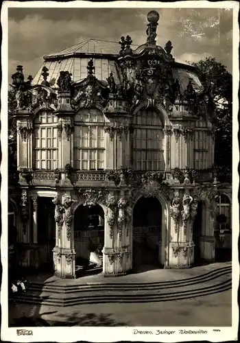 Ak Dresden, Zwinger, Wallpavillon