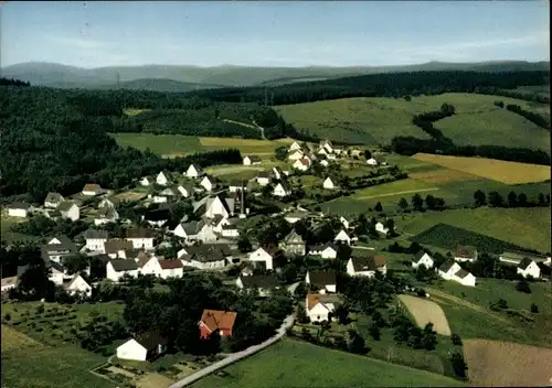 Ak Windhausen Attendorn im Sauerland, Blick auf den Ort, Fliegeraufnahme