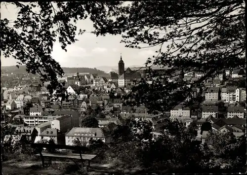 Ak Siegen in Westfalen, Durchblick zur Oberstadt