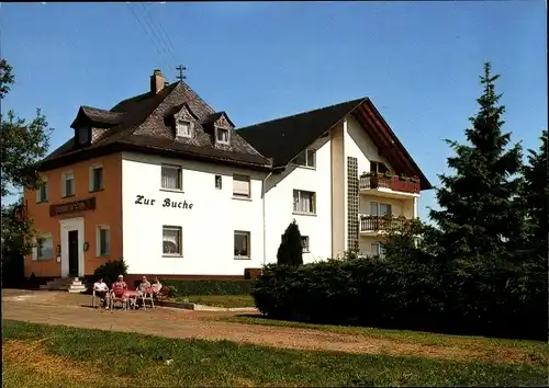 Ak Mittelstrimmig im Hunsrück, Gasthaus Pension Zur Buche