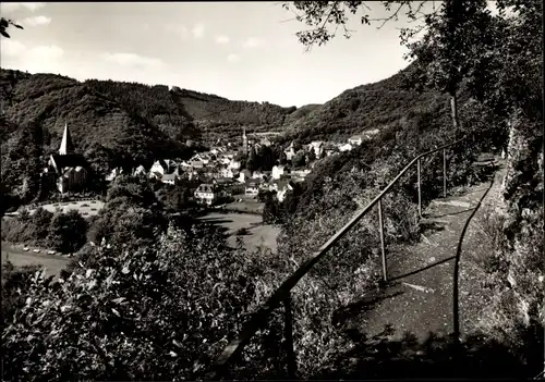 Ak Bad Bertrich an der Mosel Eifel, Blick auf den Ort