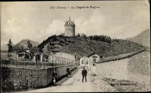 Ak Die Drôme, La Chapelle de Purgnon
