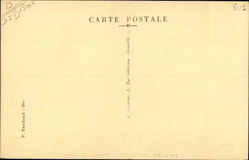 Ak Die Drôme, Camp du Martouret, Vue Generale