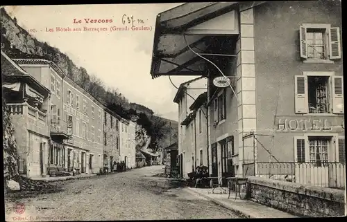 Ak Drôme, Le Vercors, Les Hotels aux Barraques, Grands Goulets