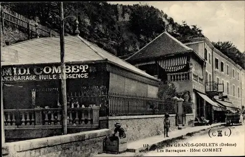 Ak Drôme, Grand Goulets, Les Barraques, Hotel Combet