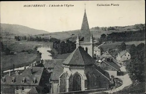 Ak Montbenoît Doubs, L'Abside de l'Eglise