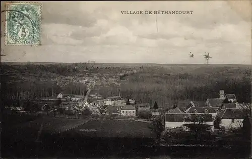 Ak Béthancourt Oise, Panorama