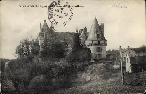 Ak Villars Dordogne, Château de Puyguilhem