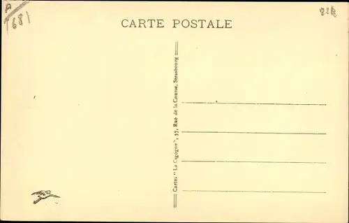 Ak Colmar Kolmar Elsass Haut Rhin, vue générale de la Place Rapp et Champ de Mars