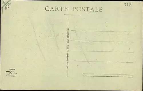 Ak Colmar Kolmar Elsass Haut Rhin, Vue Generale et les Vosges