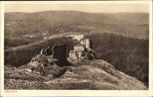 Ak Ottrott Elsass Bas Rhin, Burg Dreistein
