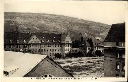 Ak Mutzig Elsass Bas Rhin, Panorama sur la Caserne Clerc
