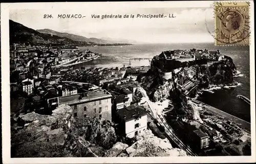 Ak Monaco, Vue generale de la Principaute