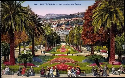 Ak Monte Carlo Monaco, Les Jardins du Casino