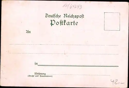 Litho Beerfelden Odenwald, Marbach, Galgen, Ort
