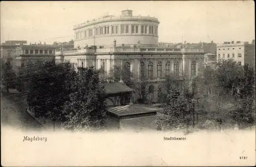 Ak Magdeburg, Stadttheater